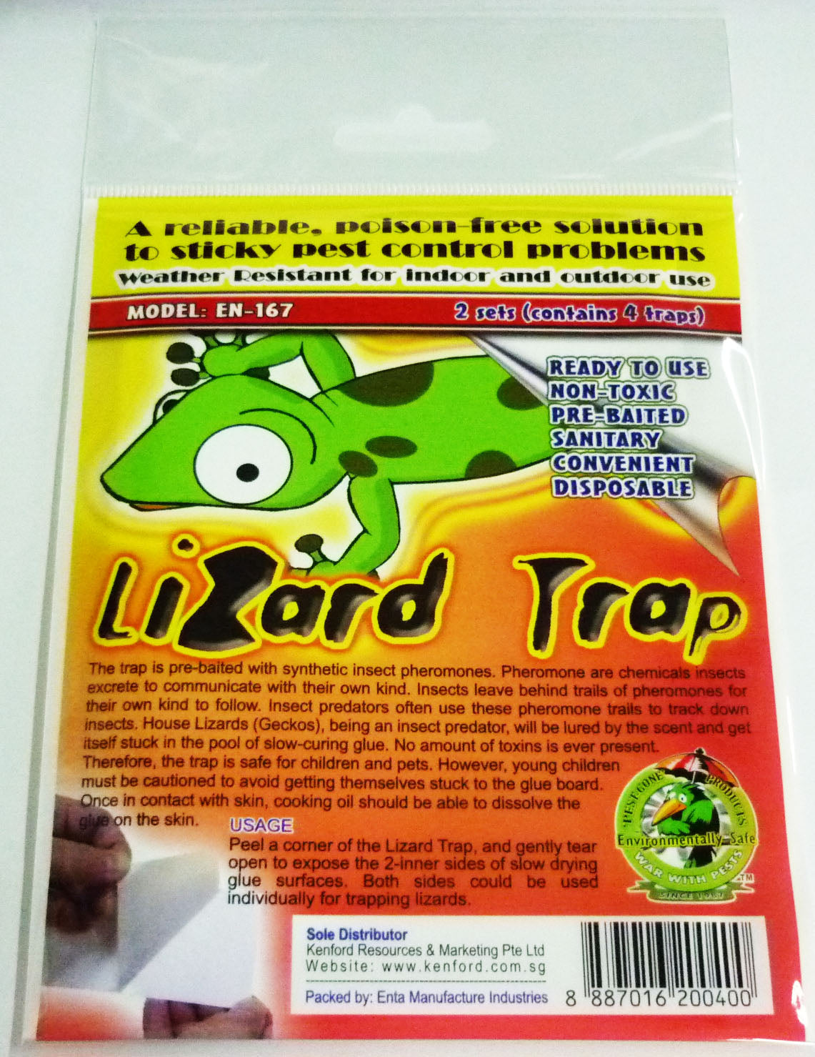 Lizard Trap Geckos - Non Toxic 4Pk – Pet And Farm